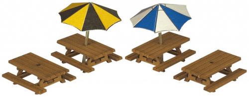 PN810 Metcalfe N Scale Picnic Tables